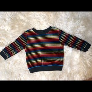 Gymboree 3-6 month rainbow Velvet sweater!